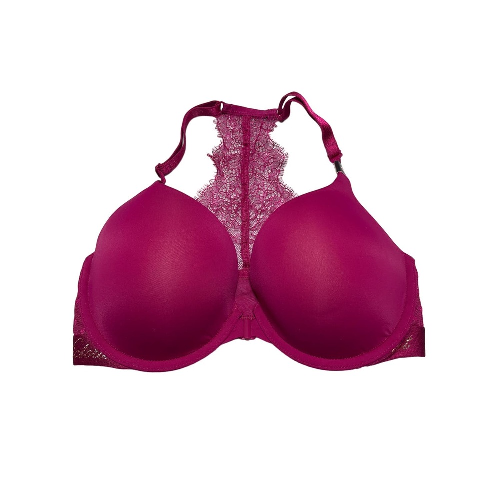 Victoria’s Secret Tshirt Push-up Bra 32DD Front Closure Racerback